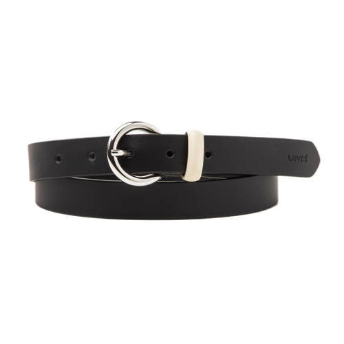 Levi's Levi's leren riem Larkspur zwart