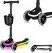 LIONELO Mey Kinderstep – LED-verlichting in wielen & voetplateau – Inklapbaar stuur – Antislip deck – Mandje – ABEC-7 lagers – 4 hoogteposities – Tot 50 kg – Vanaf 3 jaar – Ergonomisch – Rem – Direct gebruiksklaar
