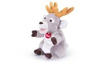 Trudi Rendierpop, pluche poppen voor theateruitvoering, verjaardagscadeau, 16 x 28 x 21 cm, maat S, poppen, model 29320
