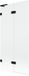 Mexen Lunar L badwand tweedelig links 90 x 150 cm, transparant, zwart