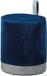 Interlink SAS Osane Hocker - Velours Bleu Foncé - 38x32.5x43cm
