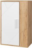 Vicco Berno Wandkast – 50.1 x 78.4 cm met 2 compartimenten Eik goud/wit