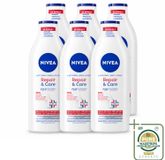 Nivea Repair & Care Bodylotion - 72 uur Hydratatie - Voor Zeer Droge Huid - 400 ml - 6 Stuks