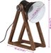 vidaXL Bureaulamp 25 W E27 30x17x40 cm zwart