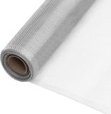 vidaXL Gaas 112x2000 cm aluminium zilverkleurig
