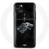 Maniacase Hoesje voor iPhone 12 Pro Game of Thrones Seizoen 8 De IJzeren Troon Huis Stark Logo Winter komt eraan