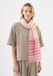 Codello Foulard Femme Coton Rayé Rose