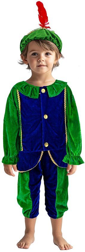 Top1Toys OttoSimon Pietenpak Groen/Blauw 110/116