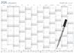 STAEDTLER Lumocolor 641 YPA3X Jaarplanner Set 2022 Wandkalender