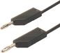 SKS Hirschmann MLN 25/2,5 SW Meetsnoer Banaanstekker 4 mm