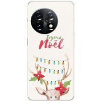 OnePlus Beschermende siliconen case compatibel met OnePlus 11 5G lichtgevend rendier