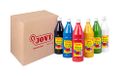 Jovi Vloeibare tempera-kleur, verpakking met 6 flessen à 1 l, basiskleuren, verf op basis van natuurlijke ingrediënten, gemakkelijk te wassen, glutenvrij, ideaal voor school (511/6A)