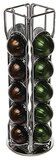 Universal Nespresso Vertuo Double Espresso Capsule Holder with 4 Rows and 360° Rotating Base, 20 Pieces