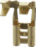 Platte kabelschoen, vrouwelijk, 6,35 mm x 0,8 mm, 1 tot 2,5 mm², 100 stuks