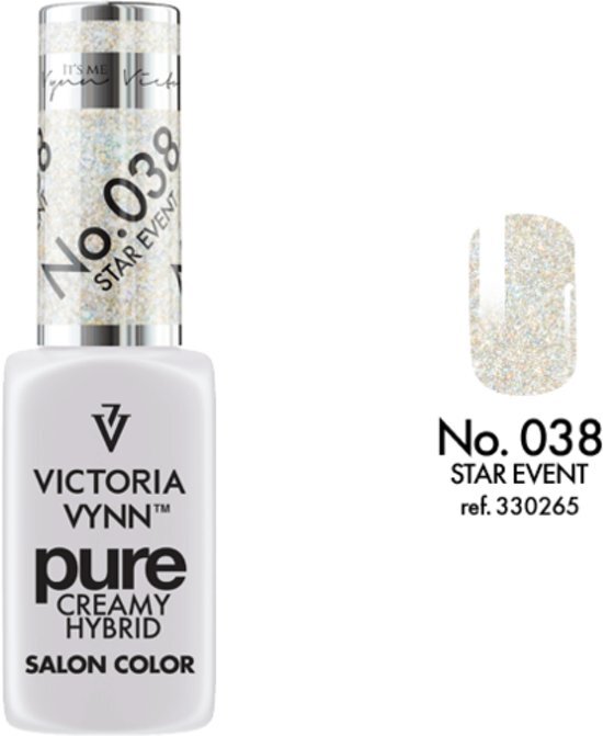 VICTORIA VYNNâ„¢ Gel Nagellak - Gel Polish - Pure Creamy Hybrid - 8 ml - Star Event - 038