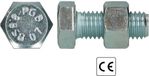 PGB-FASTENERS Boulon SB CE 8.8 EN15048-1 M24x60 Zn | 10 pc