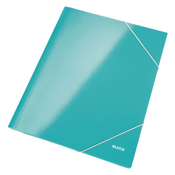 Leitz WOW 3-klepsmap karton - groen
