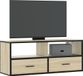 Maison Exclusive - meuble TV chêne Sonoma, 100x31x39,5 cm, fabriqué en panneau de particules et métal