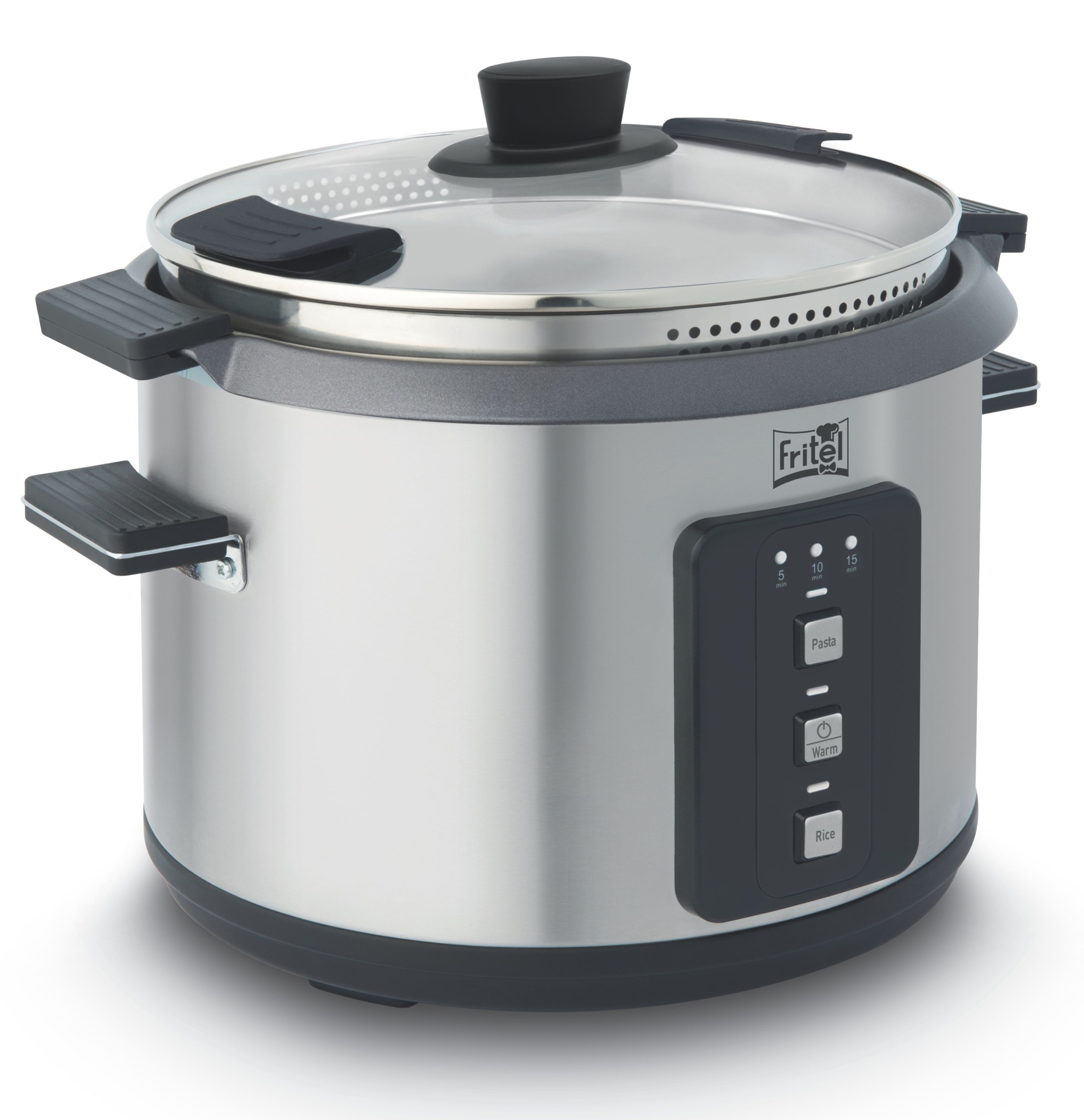 FRITEL RC 1378 Pasta & Rijstkoker - 6L - Inox - 3 Programma's - PFAS-vrij