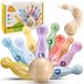 Blocs en bois Bowling set enfants - Jeu de quilles - Pour intérieur et extérieur