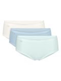 Sloggi Midislip Originals Basic Vrouwen XXL Katoen/Elastaan Effen MEDIUM GREY MELANGE 3 Stuks