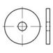 TOOLCRAFT Rondelles de connexion en bois 58 mm Acier inoxydable 1066650 25 pièce(s) (Ø x L) 14 mm x 58 mm