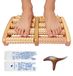 Ensemble de massage des pieds en bois avec rouleau de massage