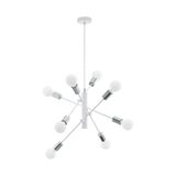 EGLO GRADOLI Hanglamp - Wit - 8 x E27 - Dimbaar