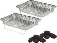 La Dehesa Wegwerp BBQ/Barbeque grills - 2x - 31 x 23 x 6 cm