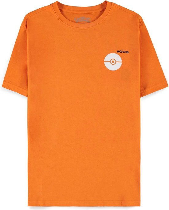Difuzed Pokemon Charizard T-Shirt Oranje