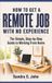How Libri GmbH How to Get a Remote Job With No Experience Paperback