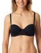 SCHIESSER BH ' Bandeau mit Schale - Unique Micro ' zwart