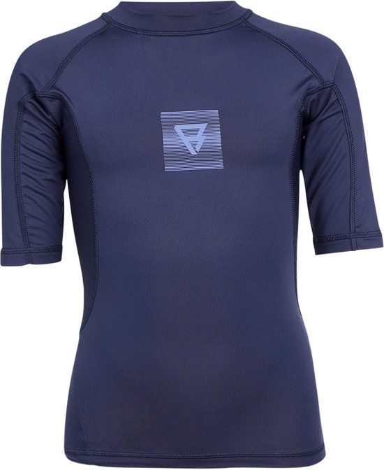 Brunotti Waveguardy Rashguard Indigo Blue Jongens UV-shirt UPF 50+ Korte Mouw 152