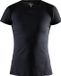 Craft Adv Essence S/S Slim Tee Sportshirt Dames - Zwart - Maat S