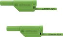 Schützinger VSFK 8700 / 2.5 / 50 / GN Veiligheidsmeetsnoer [4mm-stekker - 4mm-stekker] 50.00 cm Groen 1 stuk(s)