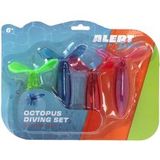 Alert Splash Duikset octopus 4 delig met licht