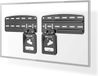 TV fixe - Support mural - 43-85 - Poids maximal de l'écran : 60 kg - Distance minimale au mur : 7,50 mm - Acier - Noir