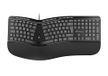 MEDIARANGE Ergonomic Multimedia Keyboard 124 Ta. Scroll Wheel Black