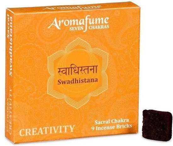 Aromafume Chakra Wierookblokjes: Swadhishtana - sacraal chakra - zand
