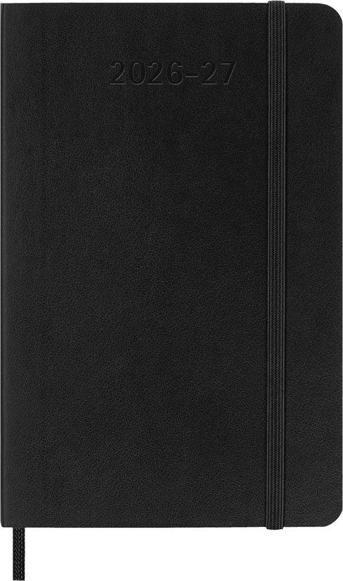 Moleskine 18 Maanden Agenda - 2026/27 - Wekelijks - Pocket - Zachte Kaft - Zwart