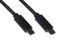 LINK USB4 G3 USB-C-stekker, mannelijk/mannelijk, 40 GBPS, 100 W (20 V/5 A) 8 K, 30 Hz, 0,5 m