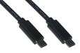 LINK USB4 G3 USB-C-stekker, mannelijk/mannelijk, 40 GBPS, 100 W (20 V/5 A) 8 K, 30 Hz, 0,5 m