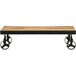 Table basse en bois de manguier massif 100x55x26 cm