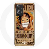 Maniacase Etui voor Samsung Galaxy A52 One Piece Manga Luffy zoek poster