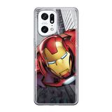 ERT GROUP mobiel telefoonhoesje voor Oppo FIND X5 PRO origineel en officieel erkend Marvel patroon Iron Man 008