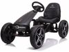 Vrooomy Mercedes Skelter 4 tot 8 jaar – Officieel Gelicentieerde Go Kart met Lederen Zitje & Claxon – Kindervoertuig met Verstelbaar Zadel, EVA-Wielen & Handrem – Zwart