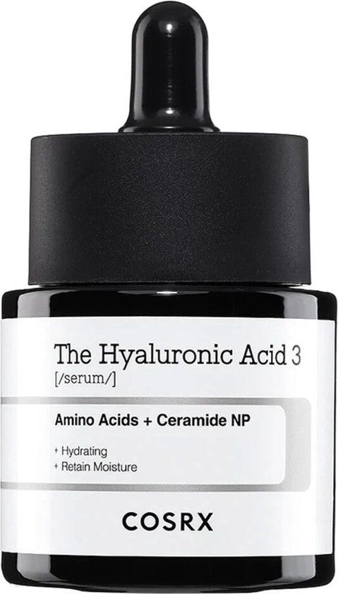 COSRX The Hyaluronic Acid 3 Serum 20 ml - Alcoholvrij, Parfumvrij, Verstevigend - Geschikt voor alle huidtypen