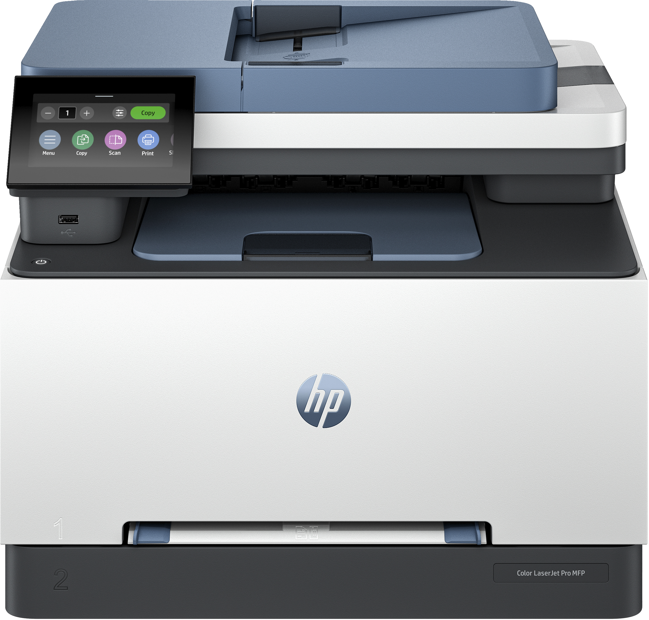 HP HP Color LaserJet Pro MFP 3302fdw, Kleur, Printer voor Kleine en middelgrote ondernemingen, Printen, kopi&#235;ren, scannen, faxen, Draadloos; printen vanaf telefoon of tablet; automatische documentinvoer; dubbelzijdig printen; dubbelzijdig scannen; scannen naar e-mail; scannen naar PDF; faxen; USB-poort voorzijde; touchscreen; TerraJet-cartridge