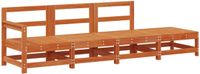 vidaXL Sectie Sofa Eenheden Waskleur Bruin 252 x 62 x 70,5 cm