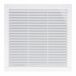 EDM Ventilatierooster 87706 Blanc 25 x 25 x 0,7 cm Muggennet